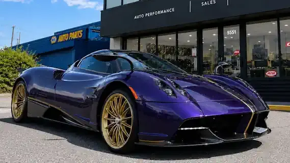 Purple Exotic Car Protection