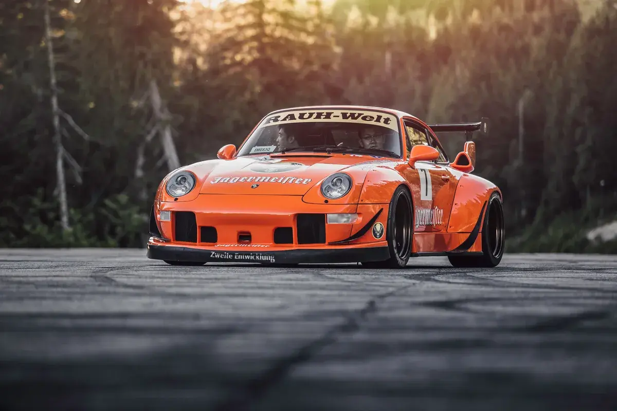 Jägermeister RWB front three-quarter view